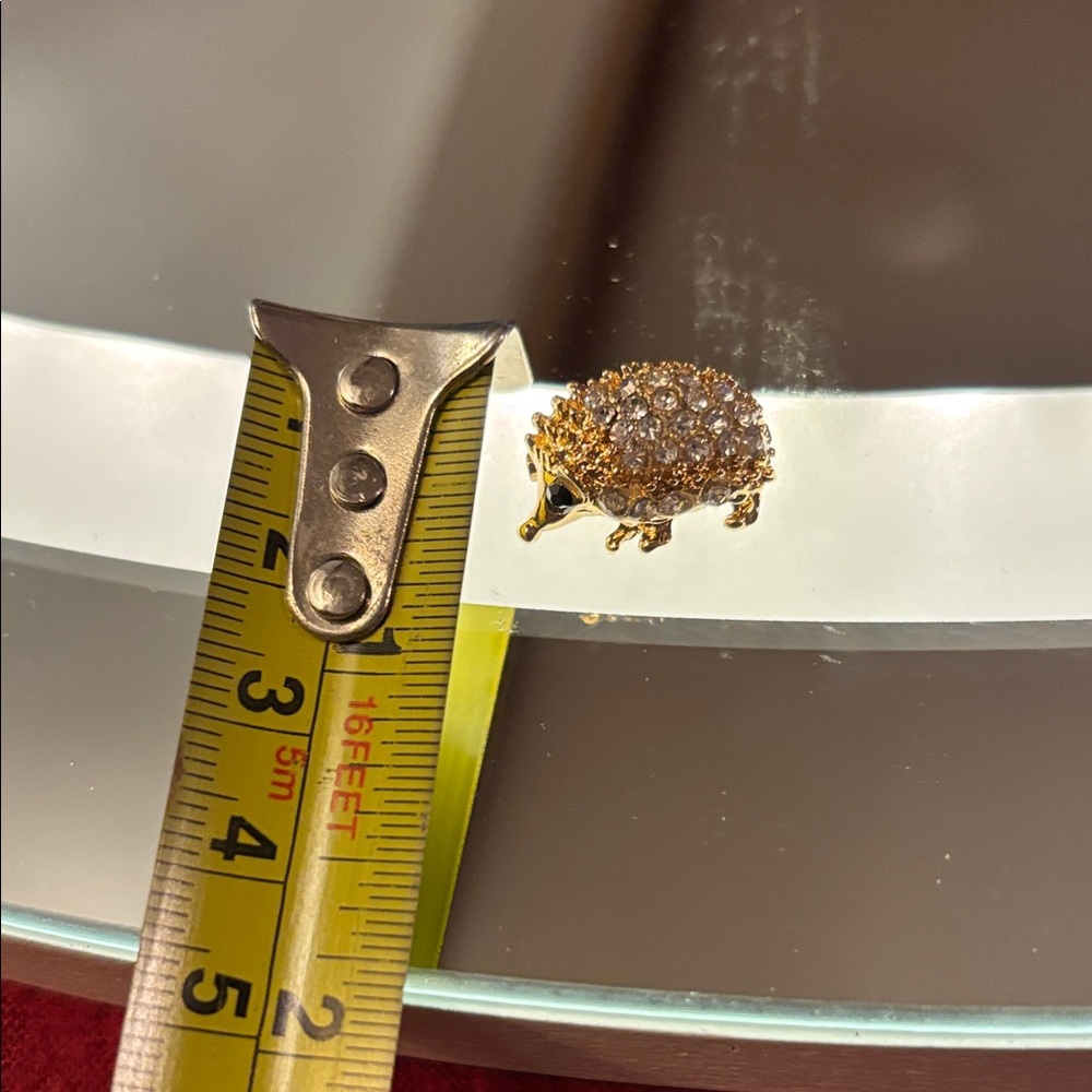 Gold and Silver Hedgehog Brooch